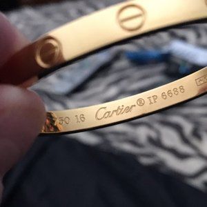 Love Cartier bracelet.